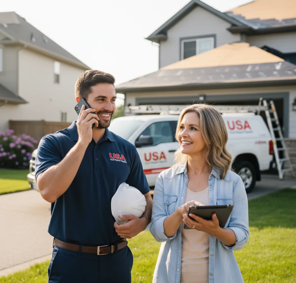 USA Roof Repair Experts customer support in Irondale